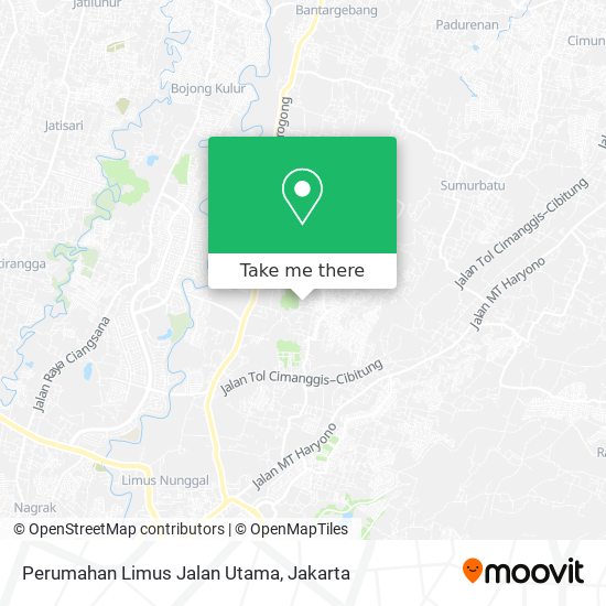 Perumahan Limus Jalan Utama map