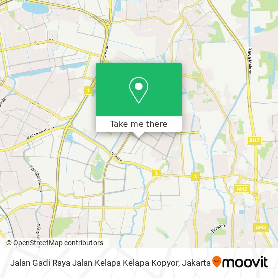 Jalan Gadi Raya Jalan Kelapa Kelapa Kopyor map