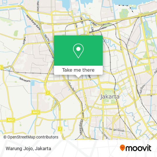 Warung Jojo map