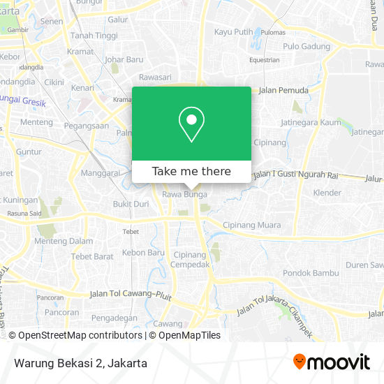 Warung Bekasi 2 map