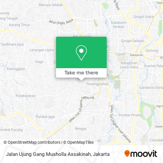 Jalan Ujung Gang Musholla Assakinah map