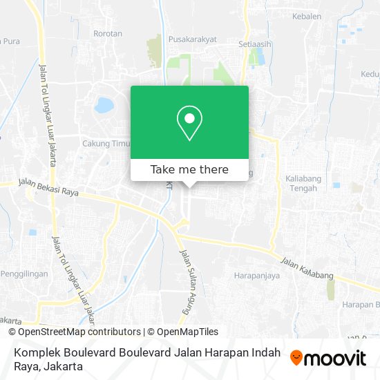 Komplek Boulevard Boulevard Jalan Harapan Indah Raya map