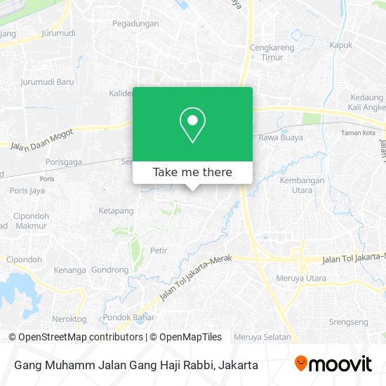 Gang Muhamm Jalan Gang Haji Rabbi map