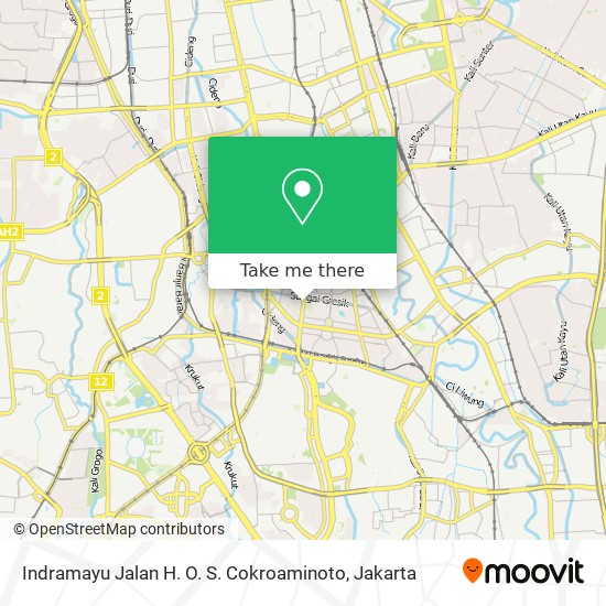 Indramayu Jalan H. O. S. Cokroaminoto map