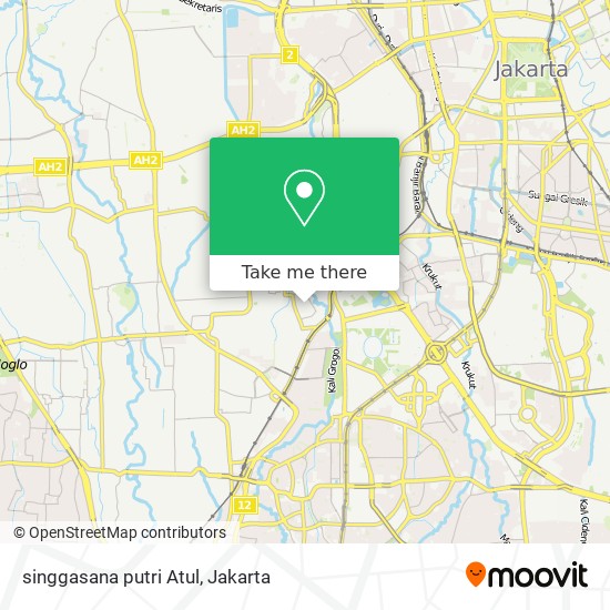 singgasana putri Atul map