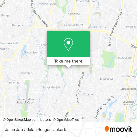 Jalan Jati / Jalan Rengas map