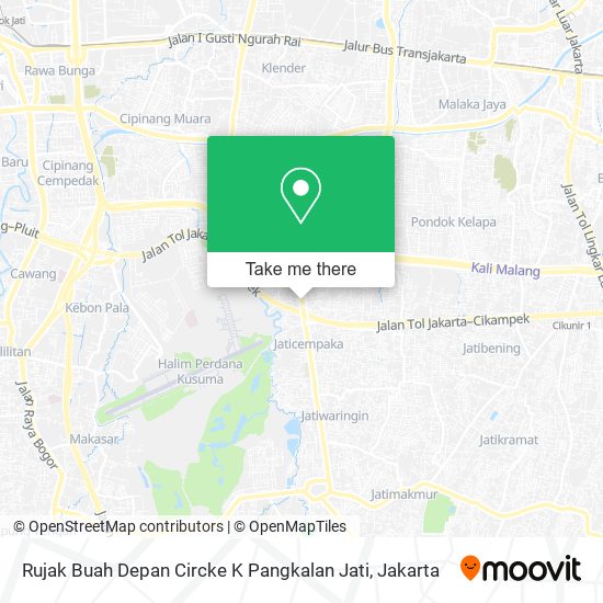 Rujak Buah Depan Circke K Pangkalan Jati map