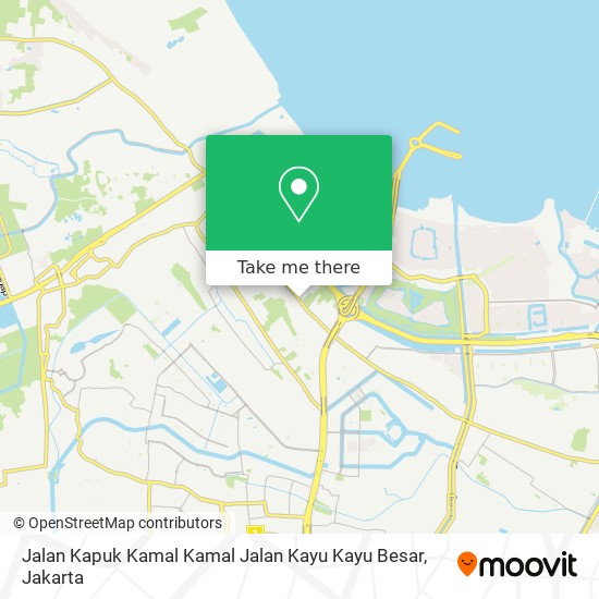 Jalan Kapuk Kamal Kamal Jalan Kayu Kayu Besar map