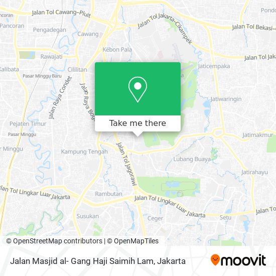 Jalan Masjid al- Gang Haji Saimih Lam map