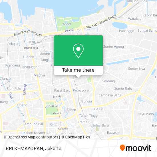 BRI KEMAYORAN map