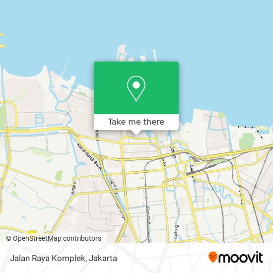 Jalan Raya Komplek map