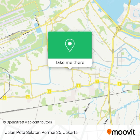 Jalan Peta Selatan Permai 25 map