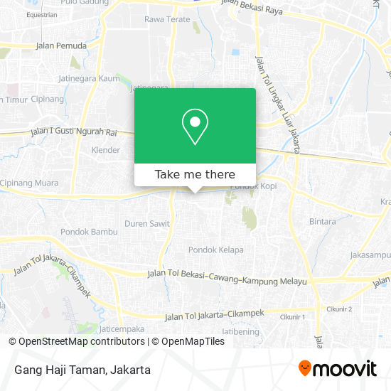 Gang Haji Taman map