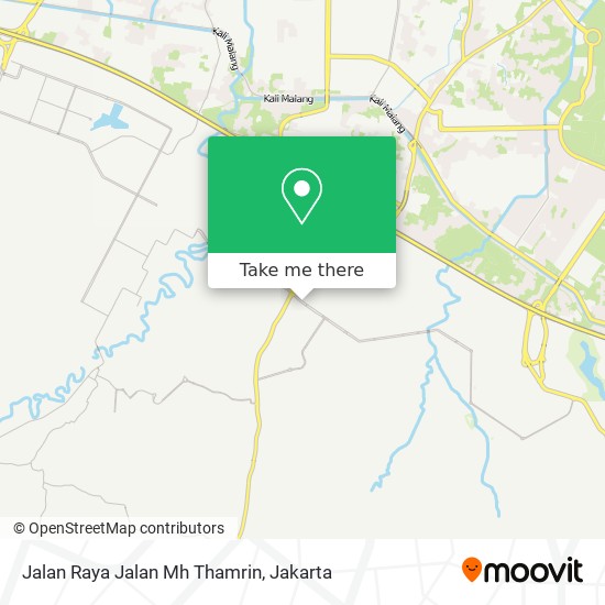 Jalan Raya Jalan Mh Thamrin map