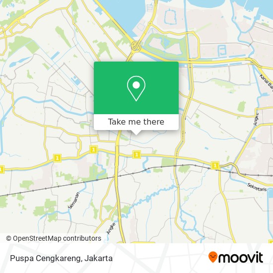 Puspa Cengkareng map