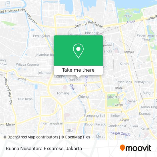 Buana Nusantara Exspress map