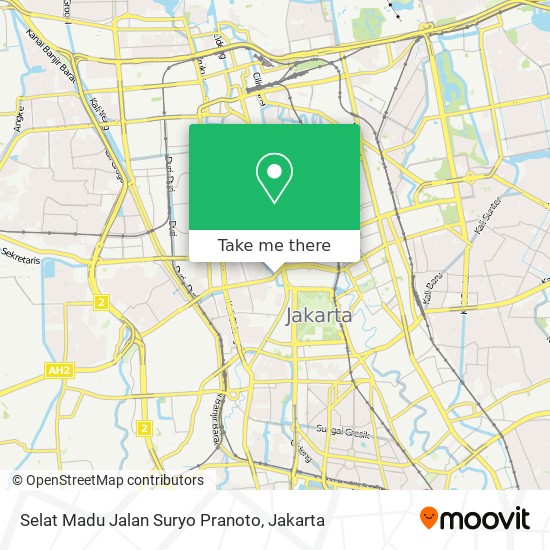 Selat Madu Jalan Suryo Pranoto map