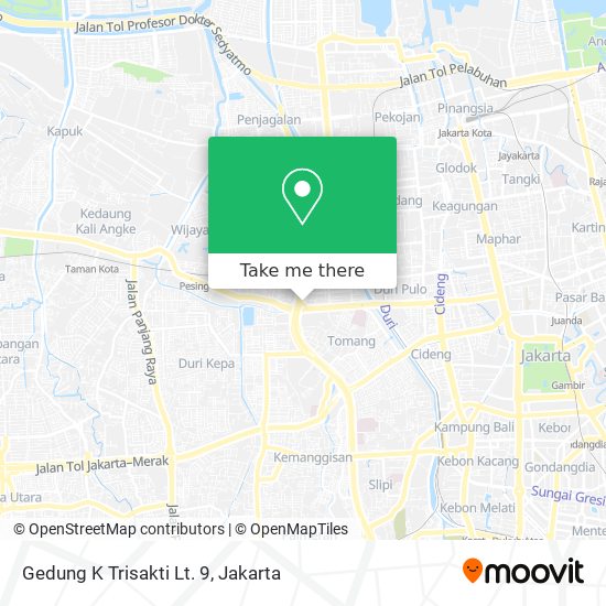 Gedung K Trisakti Lt. 9 map