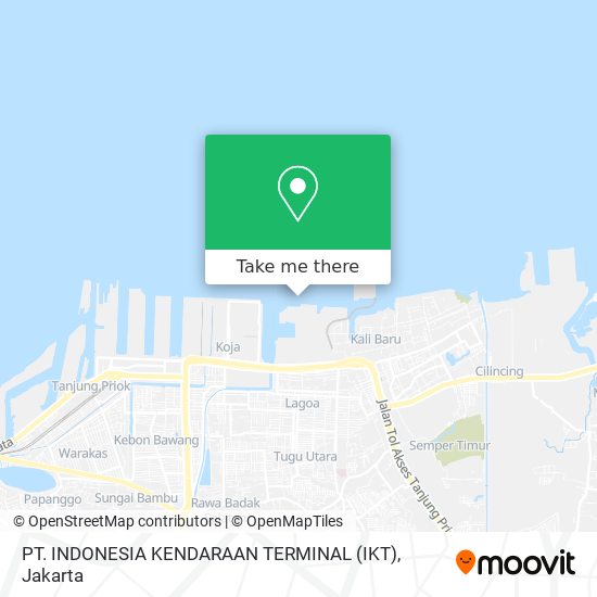 PT. INDONESIA KENDARAAN TERMINAL (IKT) map