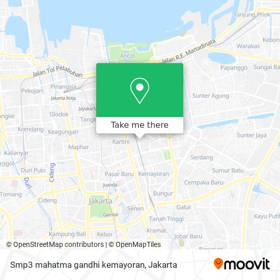 Smp3 mahatma gandhi kemayoran map