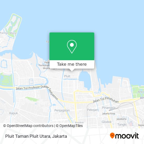 Pluit Taman Pluit Utara map