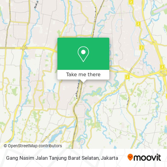 Gang Nasim Jalan Tanjung Barat Selatan map