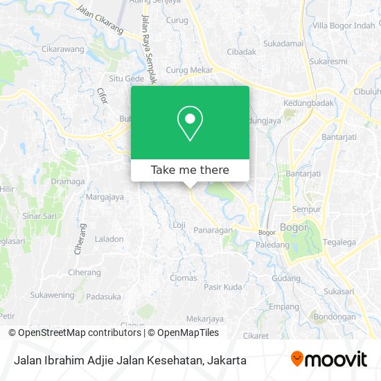 Jalan Ibrahim Adjie Jalan Kesehatan map