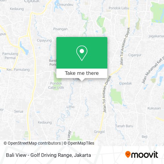 Bali View - Golf Driving Range map