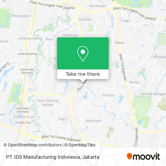PT. IDS Manufacturing Indonesia map