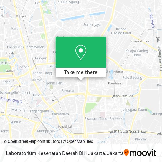 Laboratorium Kesehatan Daerah DKI Jakarta map