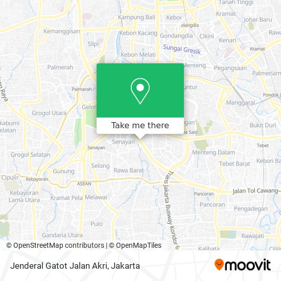 Jenderal Gatot Jalan Akri map