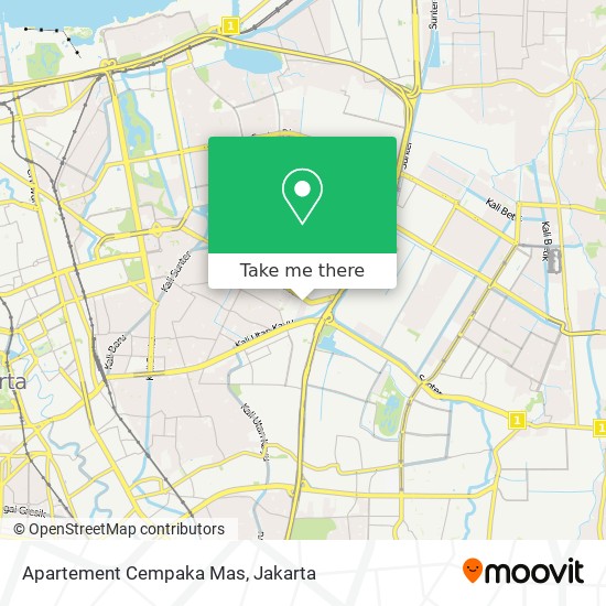 Apartement Cempaka Mas map