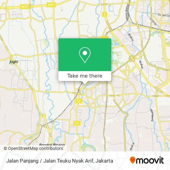 Jalan Panjang / Jalan Teuku Nyak Arif map