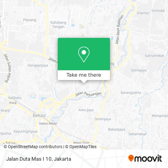 Jalan Duta Mas I 10 map