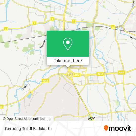 Gerbang Tol JLB map