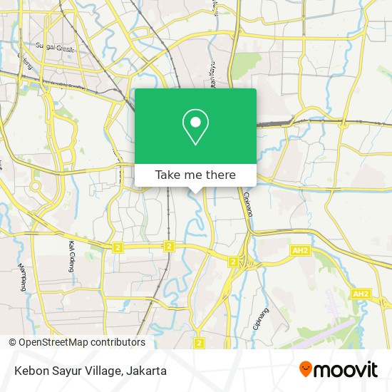 Kebon Sayur Village map