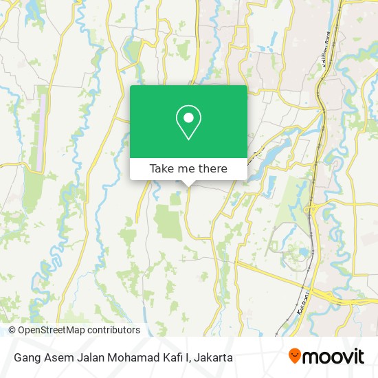 Gang Asem Jalan Mohamad Kafi I map