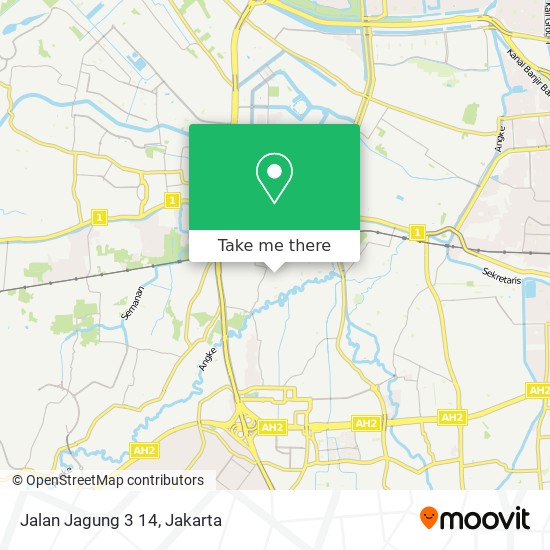 Jalan Jagung 3 14 map