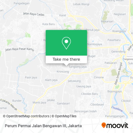 Perum Permai Jalan Bengawan III map