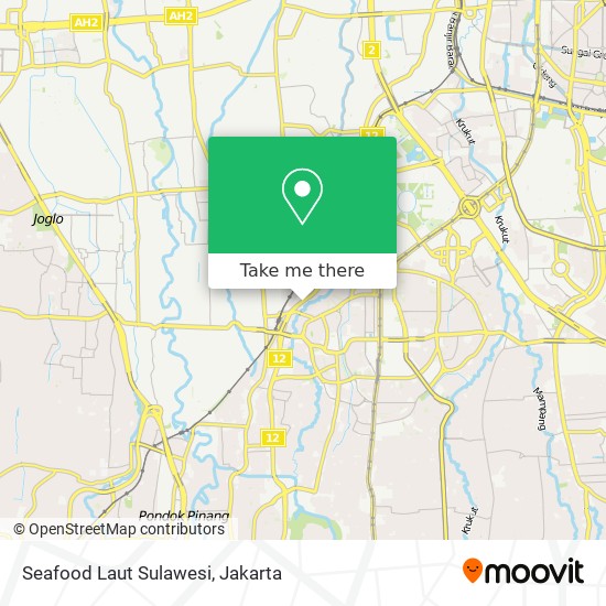 Seafood Laut Sulawesi map