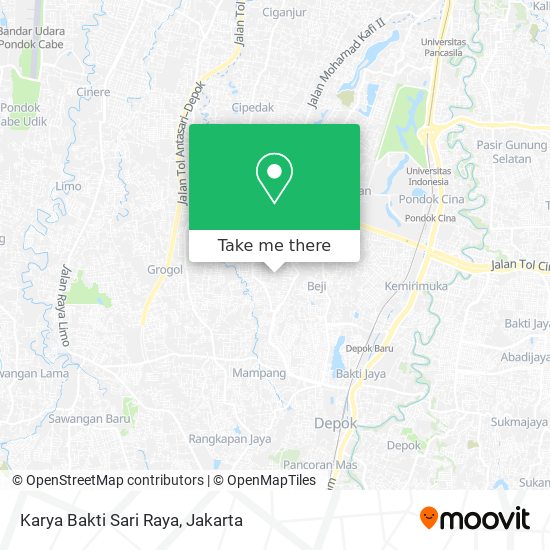 Karya Bakti Sari Raya map