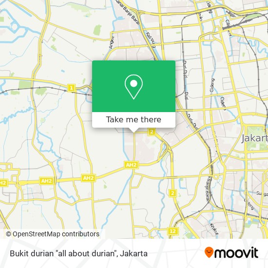 Bukit durian "all about durian" map