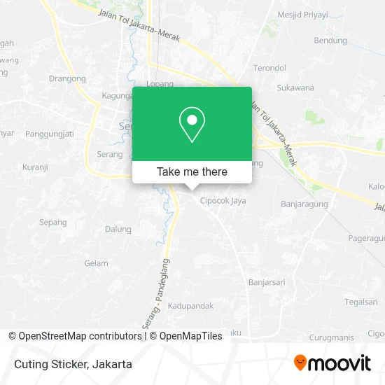Cuting Sticker map