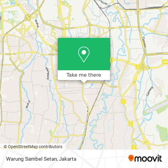 Warung Sambel Setan map