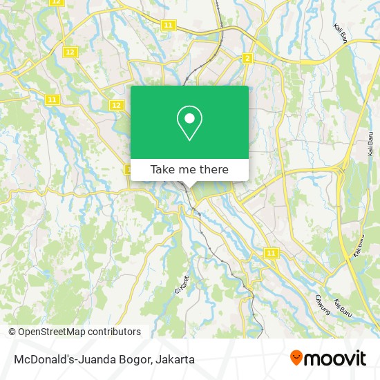 McDonald's-Juanda Bogor map
