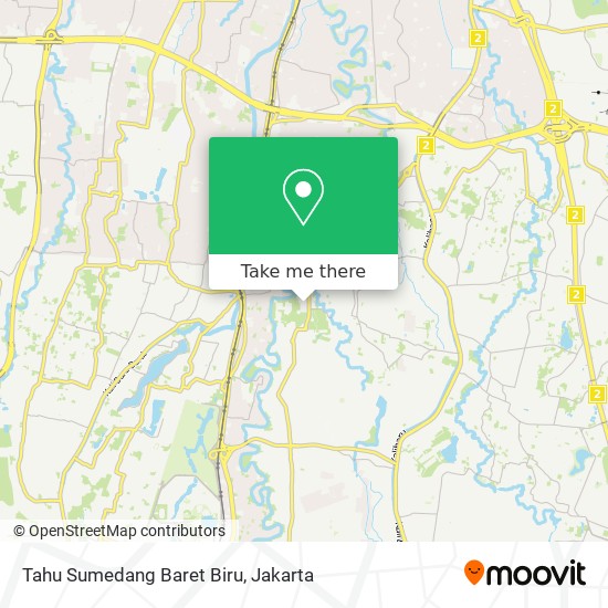 Tahu Sumedang Baret Biru map