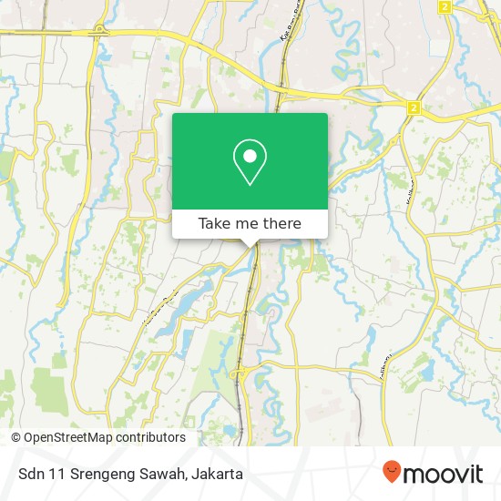 Sdn 11 Srengeng Sawah map