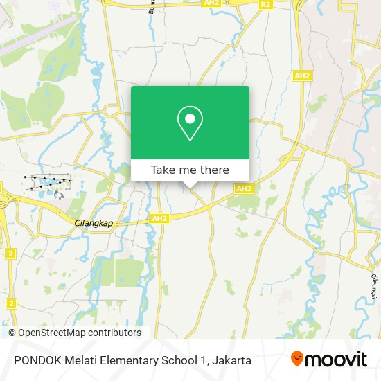 PONDOK Melati Elementary School 1 map