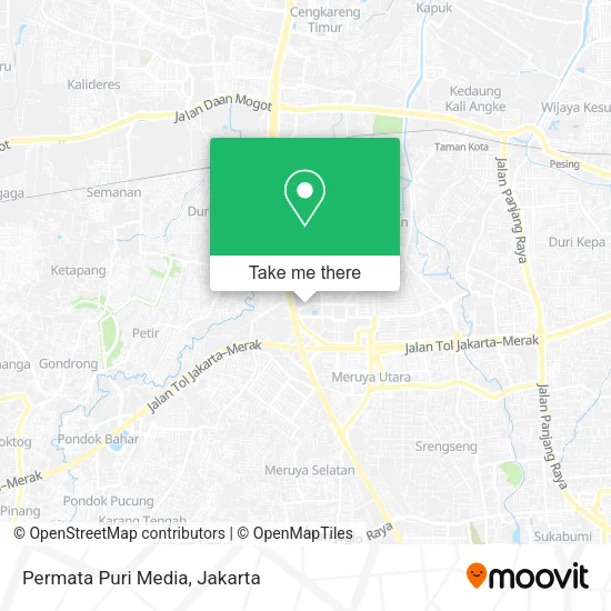 Permata Puri Media map