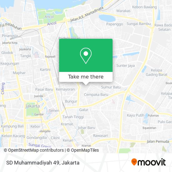 SD Muhammadiyah 49 map